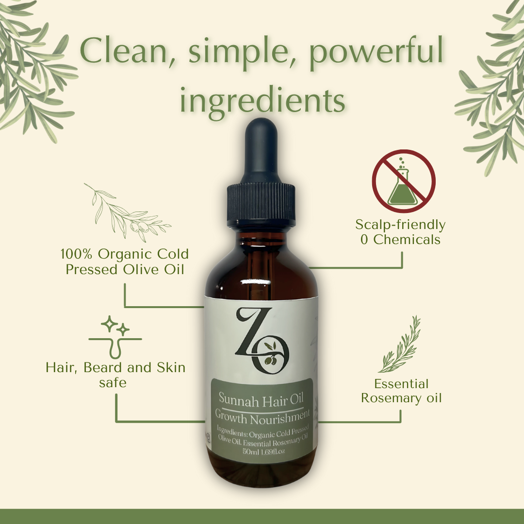 ZeedOrigins Sunnah Hair & Beard Care Oil