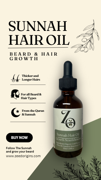 ZeedOrigins Sunnah Hair & Beard Care Oil